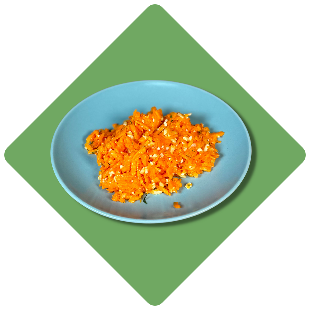 Morkų salotos su česnakais ir majonezu (100 g)